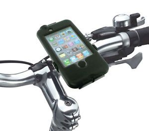 Bike Mount Holder with Waterproof Hard Case for iPhone 4 4S