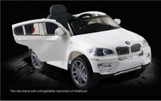New 2014 Licensed BMW x6 Kids Ride on Power Wheels Battery Toy Car White