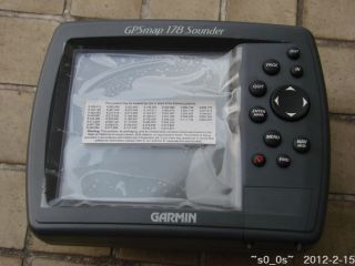 Garmin GPSMAP 178 Sounder Monochrome LCD GPS Fish Finder w O Any Accessories