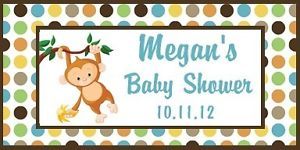 25 Personalized Baby Shower Hand Sanitizer Labels