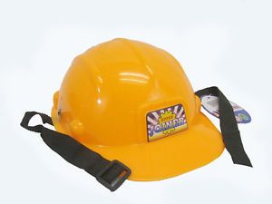 New Children Youth Toddler Kids Orange Construction Engineer Hard Hat Helmet Toy