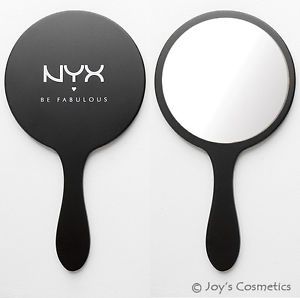 1 NYX Matte Black Handheld Mirror "MIRROR02" Joy's Cosmetics
