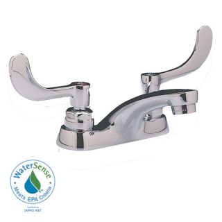 American Standard Monterrey Centerset Bathroom Faucet with Double Wrist Blade Handles   5500.170
