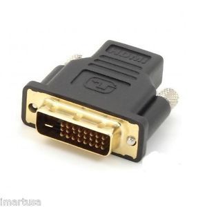 DVI D Dual Link 24 1 Male to HDMI 19P Female Adapter