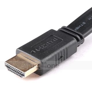 1 5M Length HDMI Male to Male Cable Cord for HDTV Projector DVD Player PS3 Blk