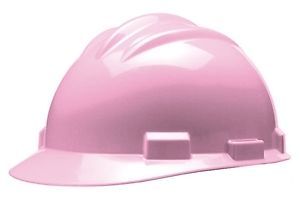 Pink Safety Hard Hat 4 Point Suspension Cap Hardhat