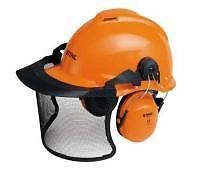 Stihl Arborist Birch Orange Hard Hat Helmet Ear Defenders Visor 00008842401