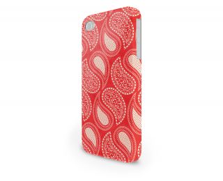 Paisley in Red Hard Cover Case for iPhone Android 65 More Phones