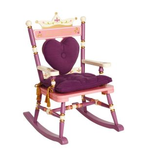 Levels of Discovery Kids Girls Royal Always A Princess Rocking Chair Rocker New