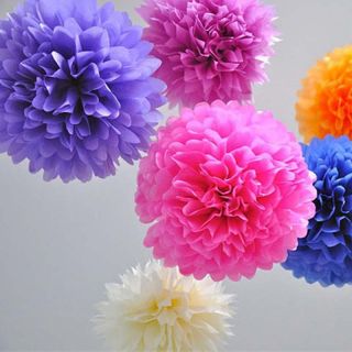 6" 14“ Tissue Paper Pom Poms Flowers Wedding Birthday Party Decorations