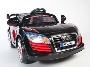 Audi A011 Style Kids 12V Electric Power Wheels Ride on Toy Car  RC Remote