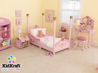 Princess Toddler Bed Pink KidKraft Girls Bedroom Cot