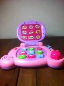 Vtech Baby Toddler Kids Girl Learning Laptop Computer Toy Learn Play Fun Pink