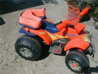 Peg Perego Corral 270 Red Quad ATV Kids Ride on Toy 12 Volt Rechargable w Adapt