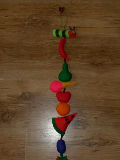 Very Hungry Caterpillar Nursery Children's Decoration Garland Mobile Baby Room