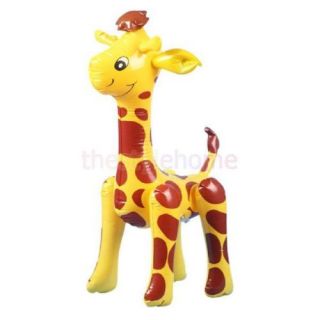 Inflatable Blow Up Red Spots Giraffe Zebra Party Favors Kids Pool Toys New