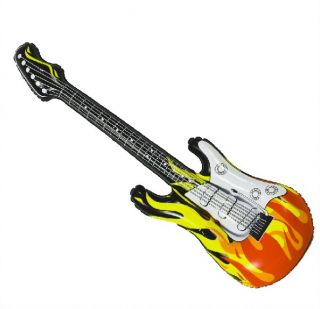Cool Star Inflatable Flames Guitar Party Rock F Kids Children's Toy Gift 86cm