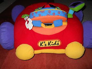 Jumbo Go Go Go Activity Toy K's Kids Car Cute Keeps Baby Upwright and Happy