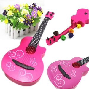 New Star Children Kids 4 String Toy Acoustic Mini Guitar Musical Instrument Pink