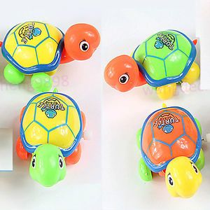 1pcs New Wind Up Clockwork Cute Animal Tortoise Toys Gift for Kids Children Baby