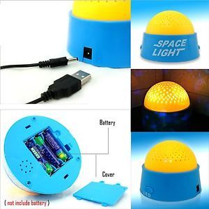 Child Kids Baby LED Moon Star Projector Projection Night Light Sleep Lamp Toy