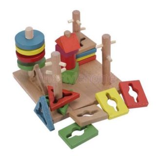 Children Preschool Wisdom Plate Toys Hands on Buid Building Blocks Multicolor