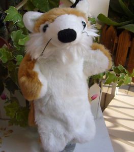 New Hand Sock Puppet Fox Preschool Plush Toy Cute Gift for Kids Lovely
