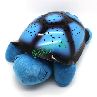 Blue LED Turtle Night Light Projector Lamp Music Kid Baby Sleep Toy for Xmas New