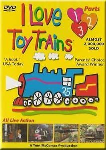 I Love Toy Trains Parts 1 2 3 DVD Kids Children