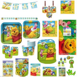 Winnie The Pooh Friends Birthday Party Supplies Pick 1 or Many to Create Set