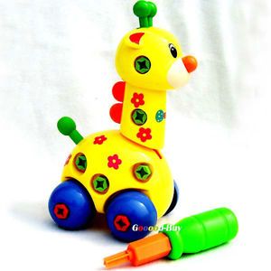 Baby Child Children Funny Intellectual Giraffe Car Toy