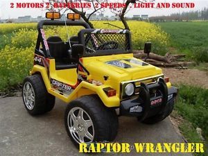 Best Kids Battery Cool Ride on Toy Car Jeep Wrangler Power Wheel 