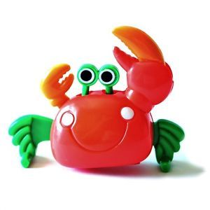 Wind Up Sideways Walking Crab Toy Plastic Kids Gift Party Favor Stocking Stuffer