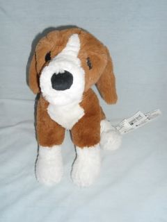 IKEA 14" Gosig Valp Plush Soft Floppy Brown White Puppy Dog Stuffed Beagle Lovey