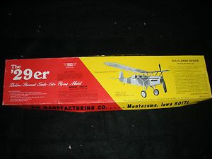 Vintage Model Sig Kit FF 21 The '29er Airplane Classic Wood Toy Set Retro Kids