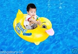 Inflatable Floats Tubes Raft Ring Seat Baby Kids Swimming Pool Toy Boat Water