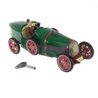 3X Vintage Style Metal Wind Up Walking Roadster Racing Car Kids Collectible Toy