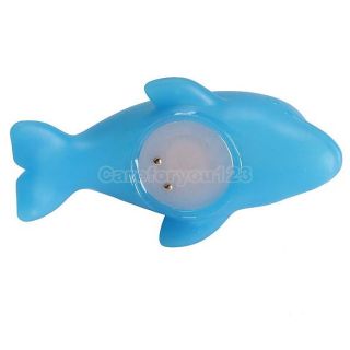 New Colorful LED Flashing Dolphin Light Baby Bath Toy C