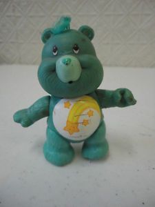 Vintage 1983 3" Poseable Care Bear Wish Care Bear Shooting Star 1980's Toy Kids