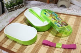 Toy Story Buzz Woody Alien Slinky Dog Bento Lunch Box Case Chopsticks Set L10A