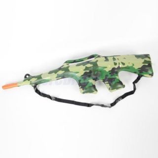 Great for Kids Boys Militray Camouflage Carbine Rifle Gun Inflatable Blow Up Toy