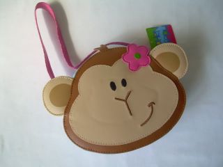 New Kids Girls Purse Handbag Hand Bag Monkey Face Butterfly Peace Sign Toys