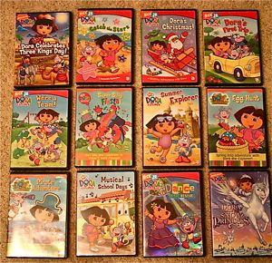 6 Nick Jr Dora Explorer Kids Children Family DVD Movie Lot First Trip ...