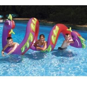 New Fun Inflatable Water Pool Lake Toy Float Children Swimming Floating Serpent