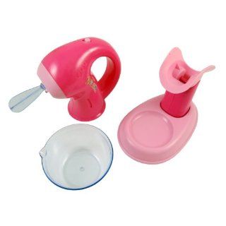 New Pink Blender and Mixer Kitchen Appliances Toy Set for Kids w Light Up