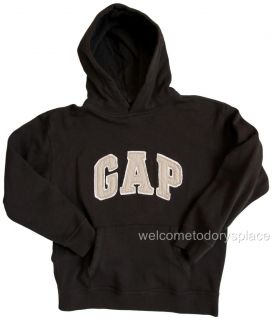Kids Gap Hoodie Arch Logo Chocolate Brown Boys Girls Unisex 12 XL x Large