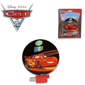 Disney Pixar Cars 2 Lightning McQueen 95 Kids Decorative Plug in Night Light New