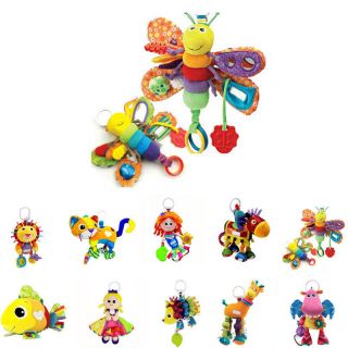 Developmental Plush Toy Lovely Baby's Toy Rattle Crinklle Bell 10 Styles