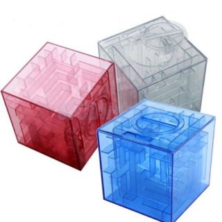 3D Money Maze Gift Box Bank Brain Teaser Puzzle Game