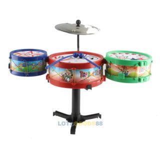 Musical Instruments Kids Drum Kit Set Colorful Plastic Drum Children Toy